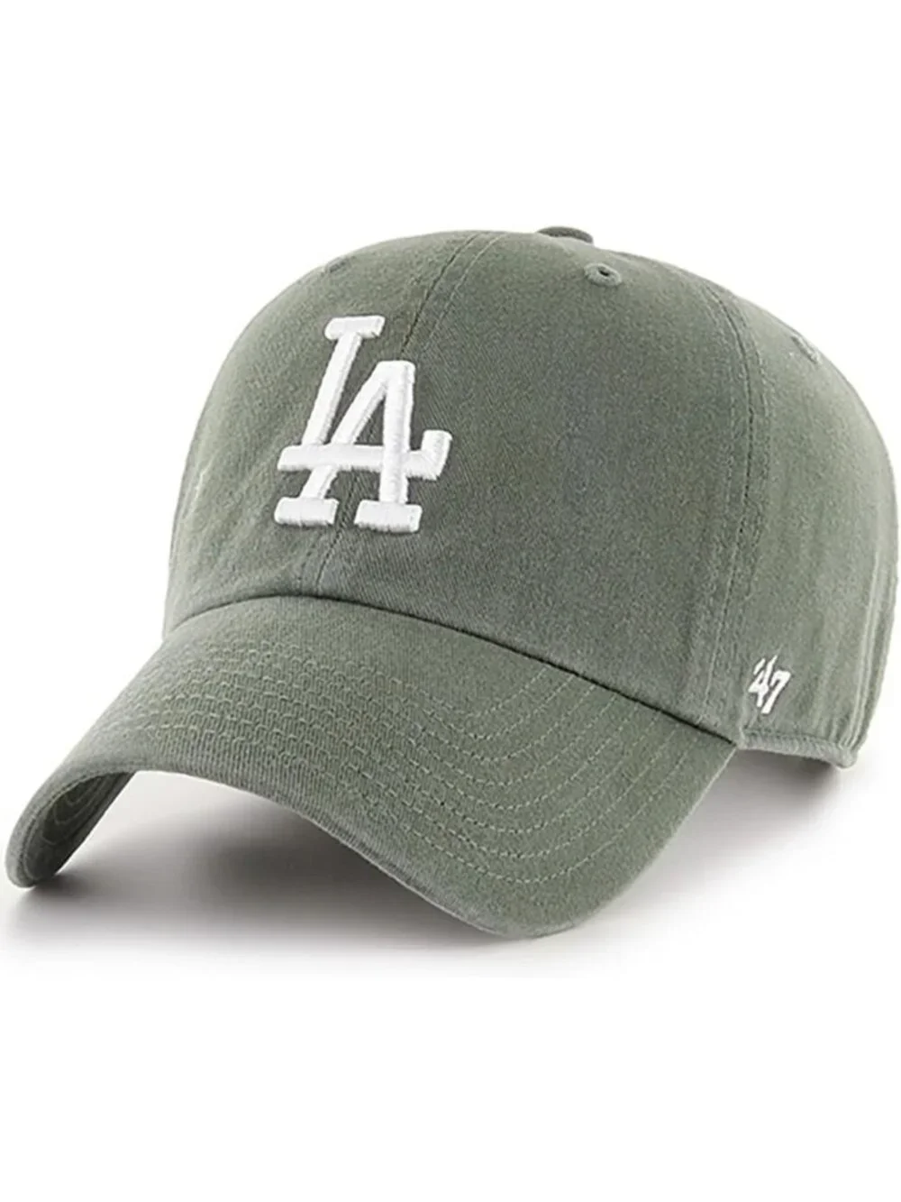 Moss Green Adjustable Strap Baseball Cap - MLB Logo, One Size Fits All Hat